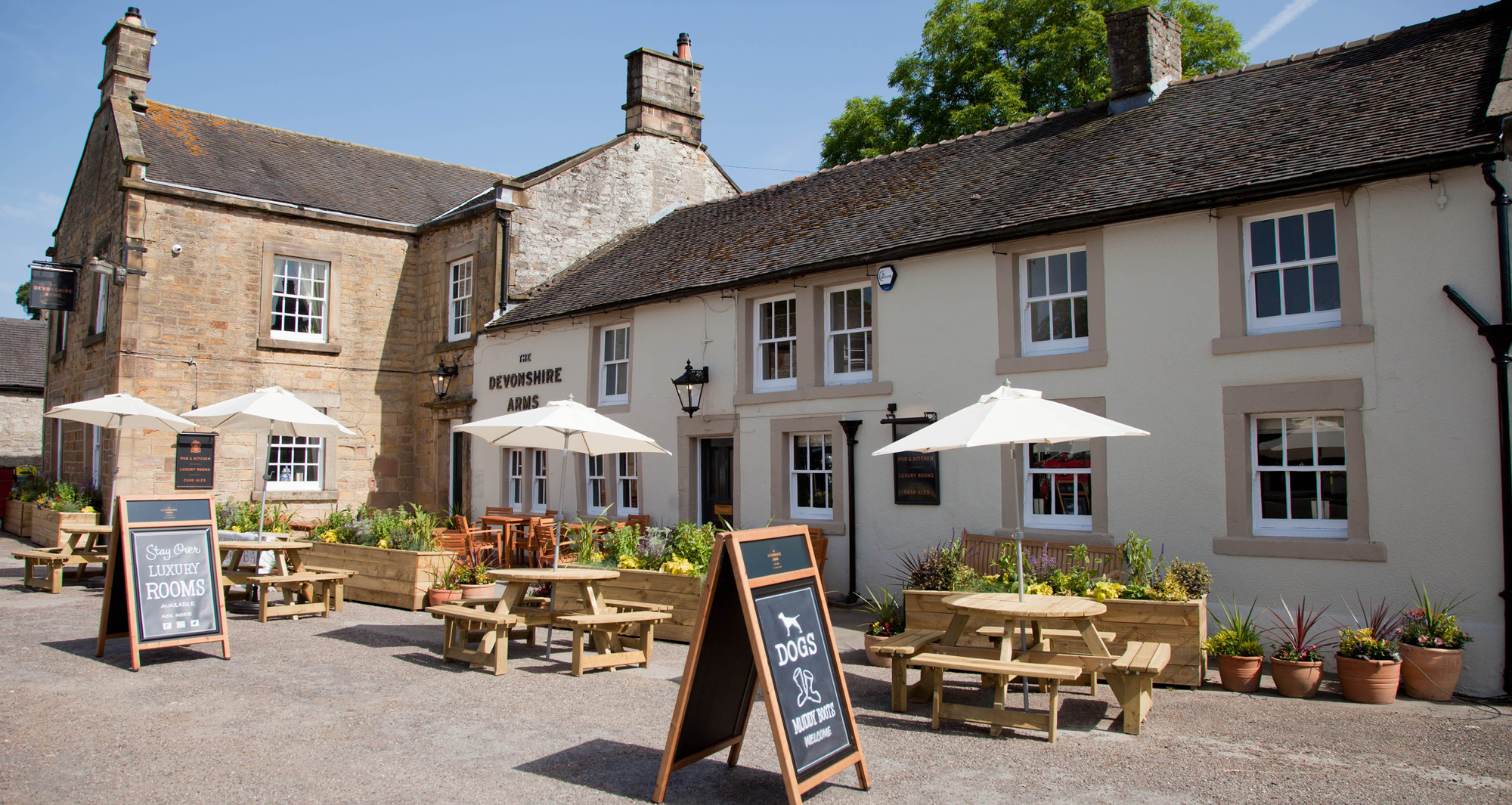 devonshire arms hartington front view